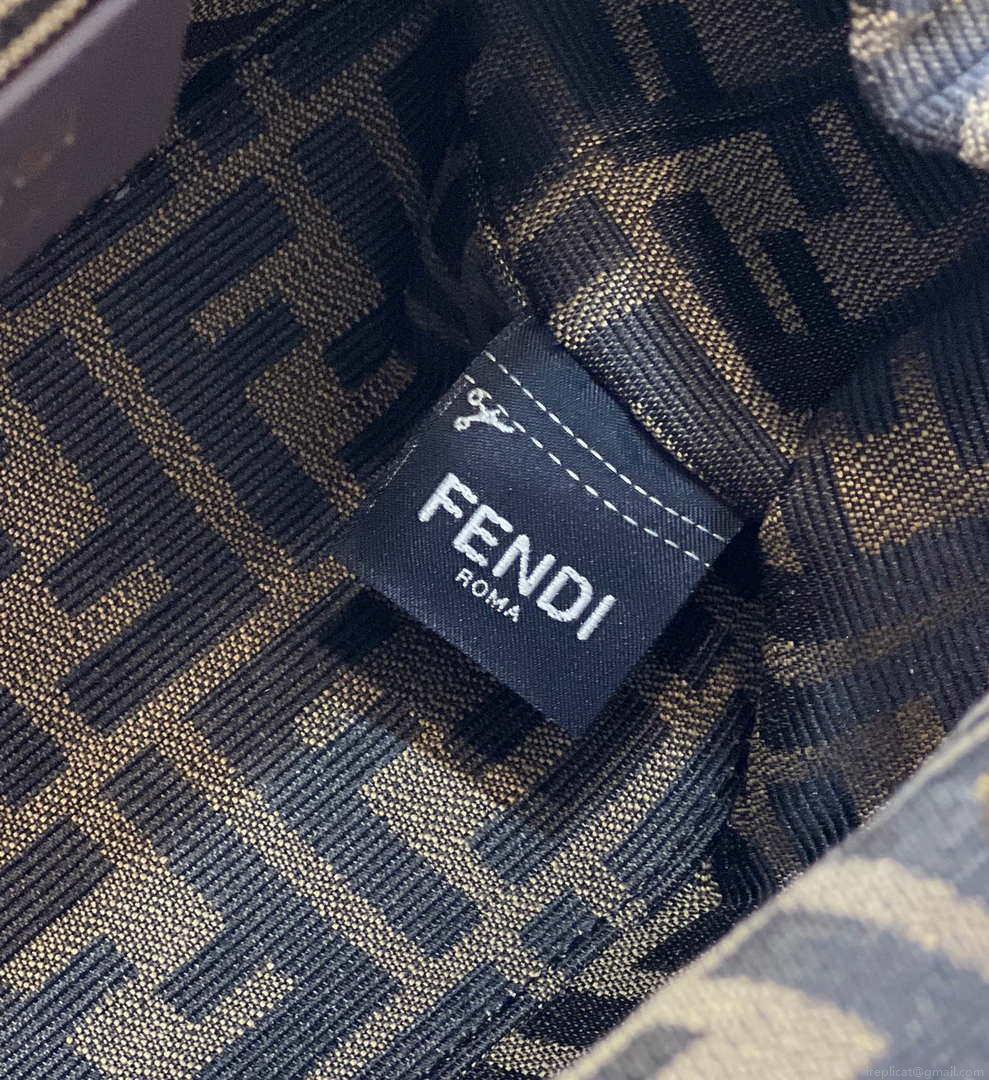 Fendi 8BP127 FENDI FIRST Medium Dark Green leather bag
