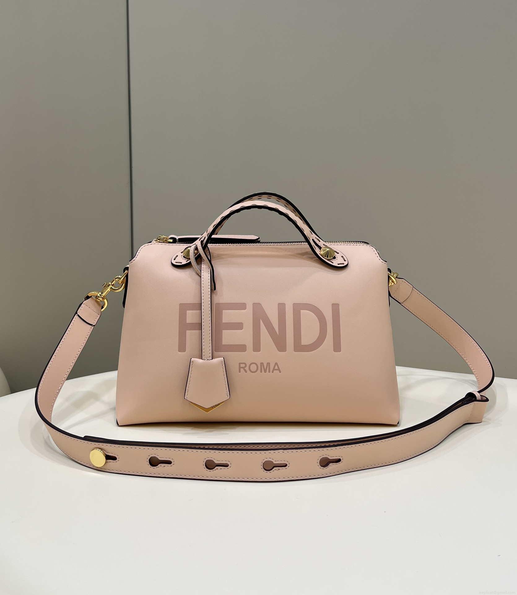 Fendi 8BL146 By The Way Medium Pink leather Boston bag