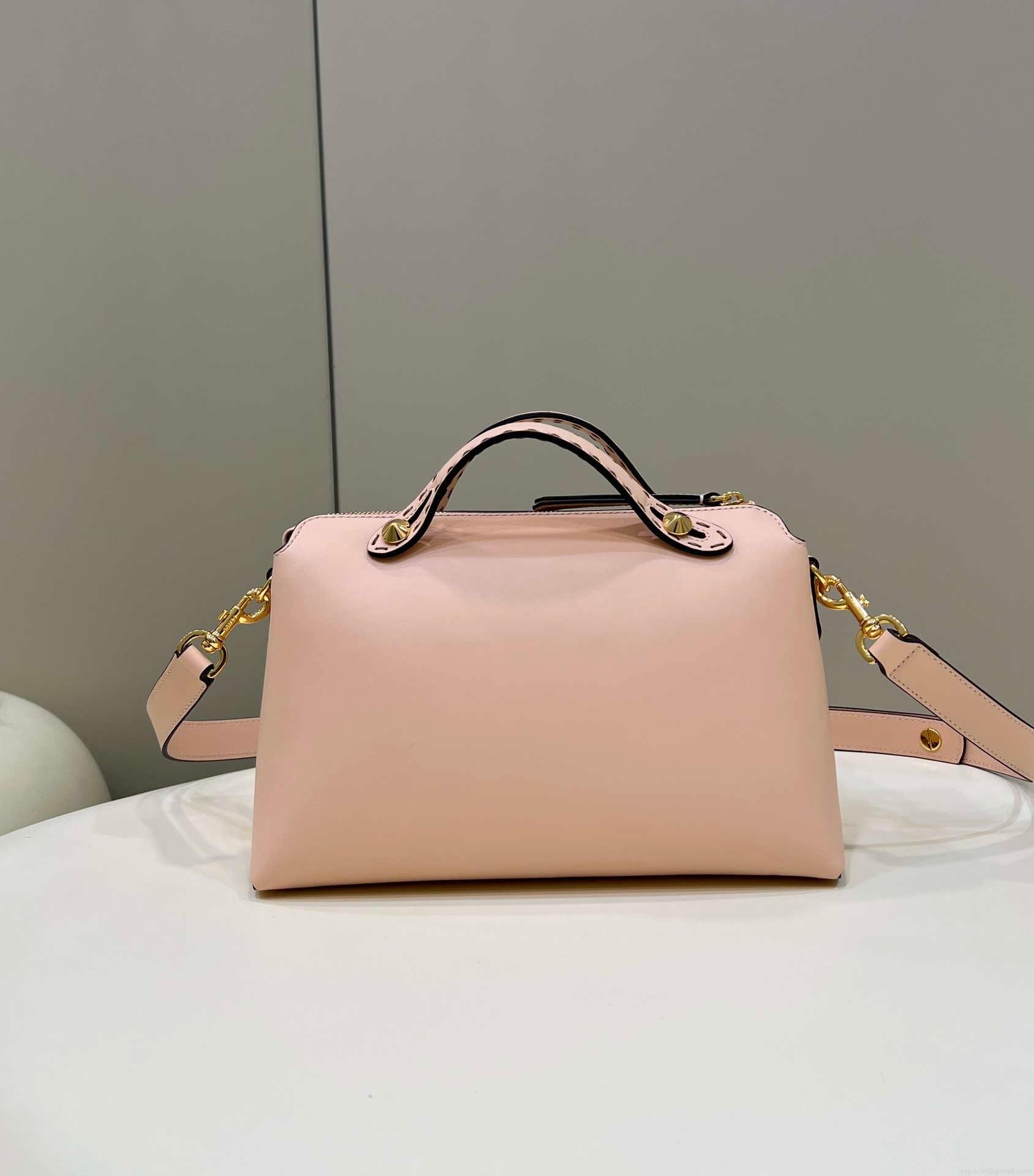 Fendi 8BL146 By The Way Medium Pink leather Boston bag