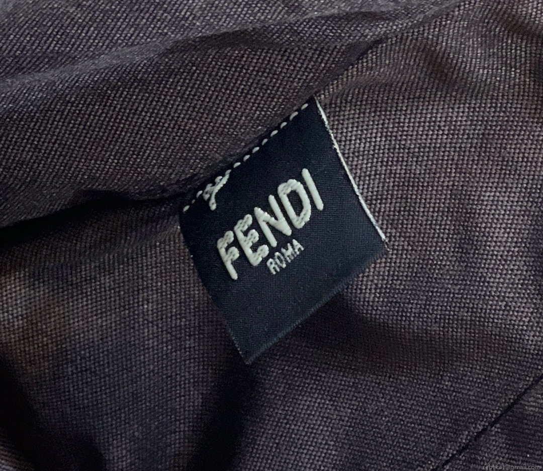 Fendi 8BL146 By The Way Medium Gray leather Boston bag