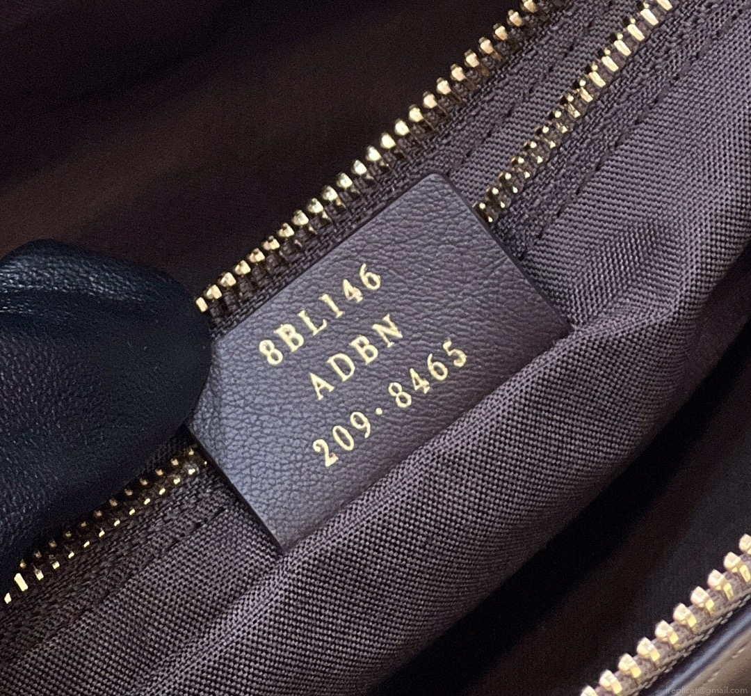 Fendi 8BL146 By The Way Medium Gray leather Boston bag