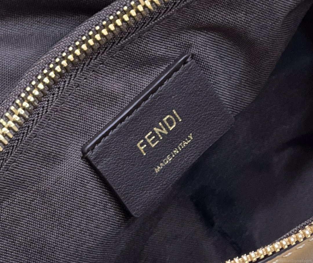 Fendi 8BL146 By The Way Medium Apricot leather Boston bag