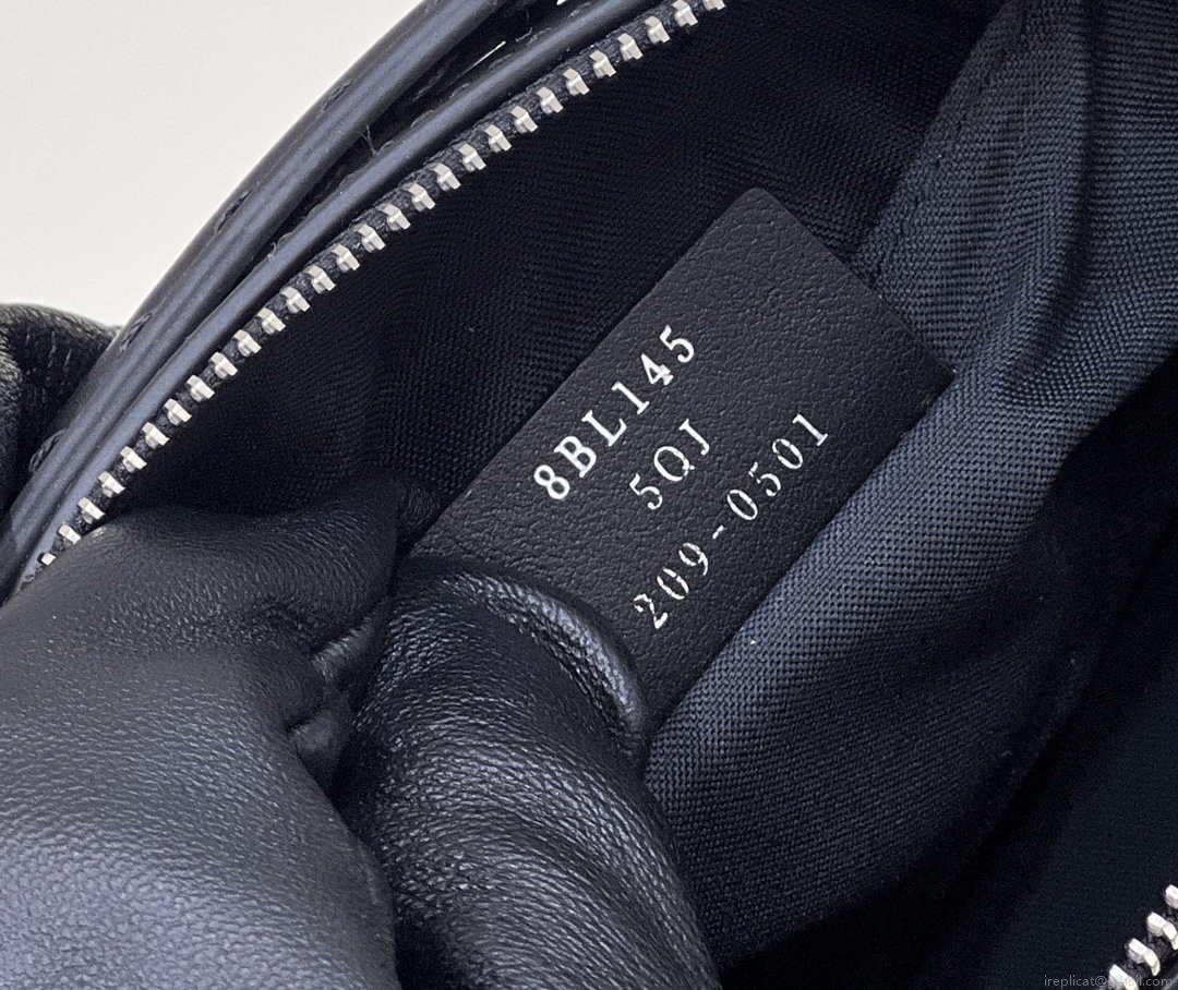 Fendi 8BL145 By The Way Mini Black leather small Boston bag