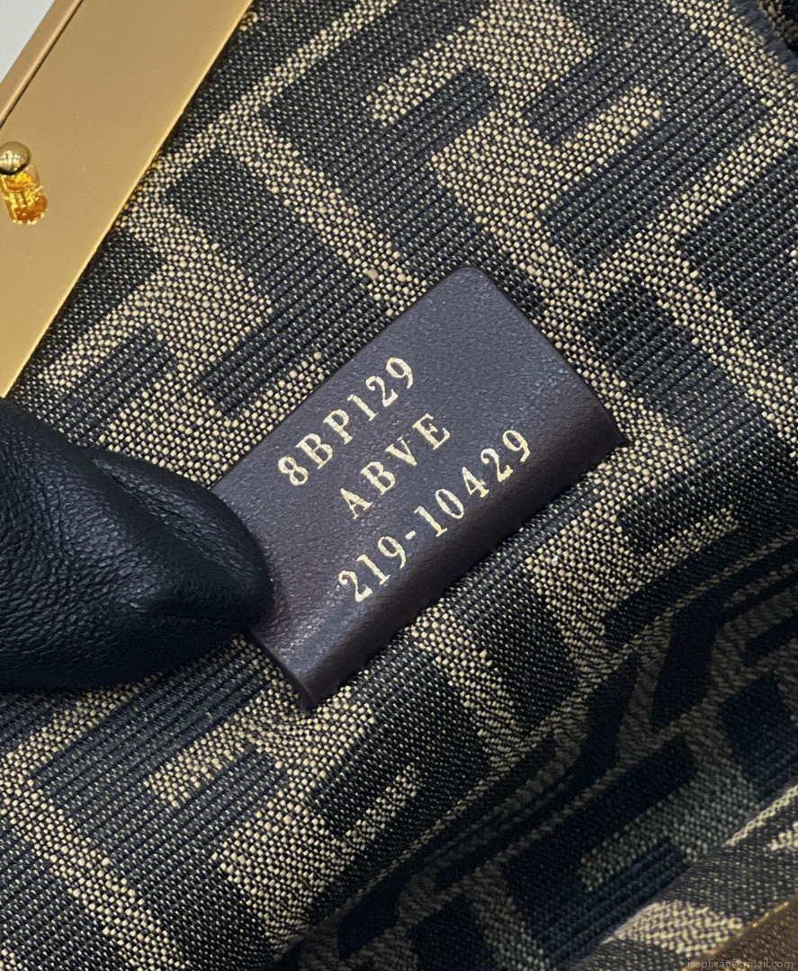 Fendi 8BP129 FENDI FIRST Small Natural python leather bag