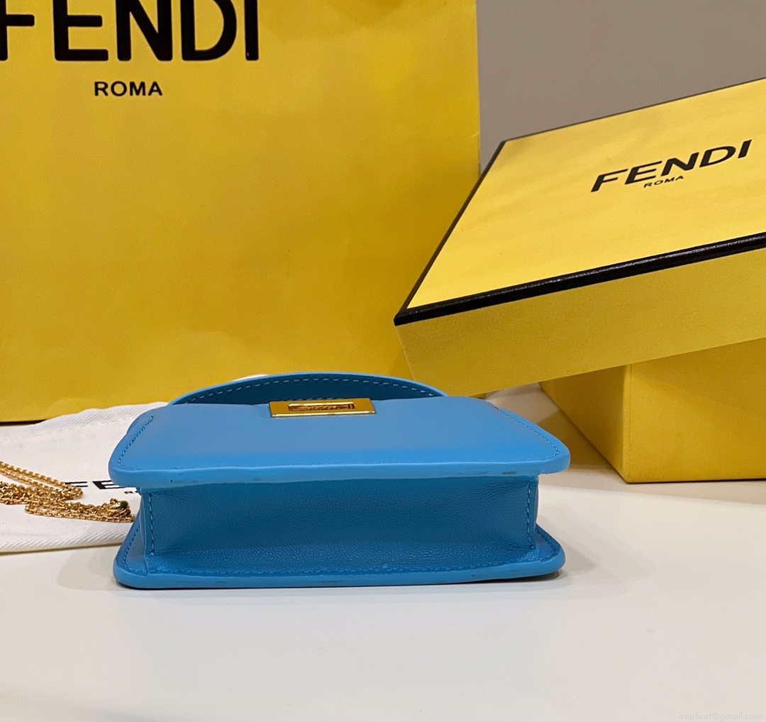 Fendi 7AR993 FENDI PICO PEEKABOO Charm Blue 8385