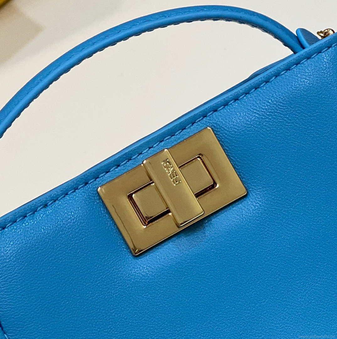 Fendi 7AR993 FENDI PICO PEEKABOO Charm Blue 8385