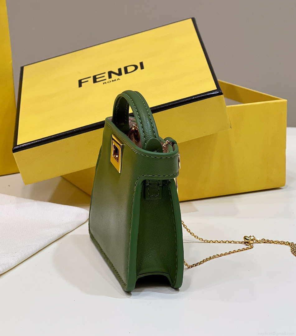 Fendi 7AR993 FENDI PICO PEEKABOO Charm 8385 Green