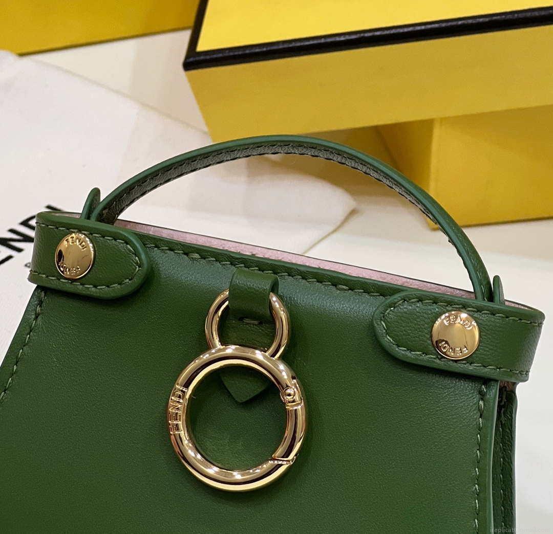 Fendi 7AR993 FENDI PICO PEEKABOO Charm 8385 Green