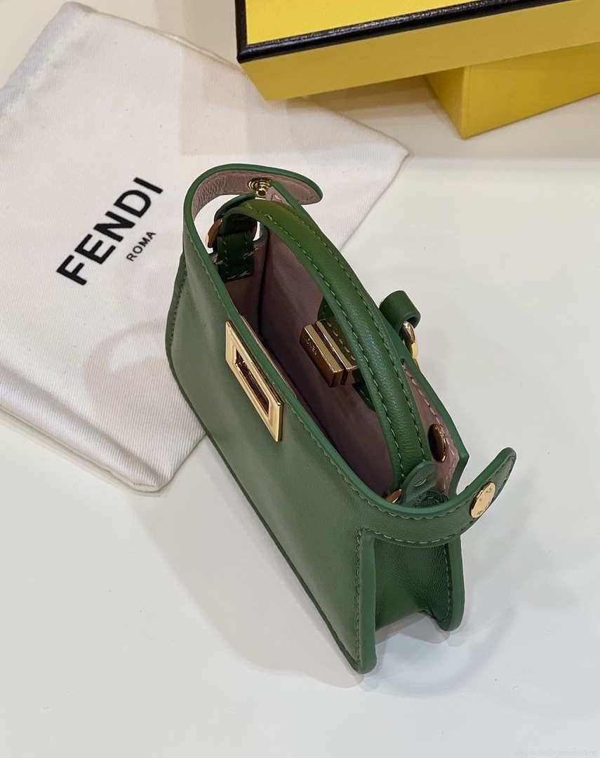 Fendi 7AR993 FENDI PICO PEEKABOO Charm 8385 Green
