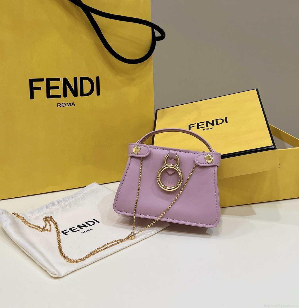 Fendi 7AR993 FENDI PICO PEEKABOO Charm 8385 Purple