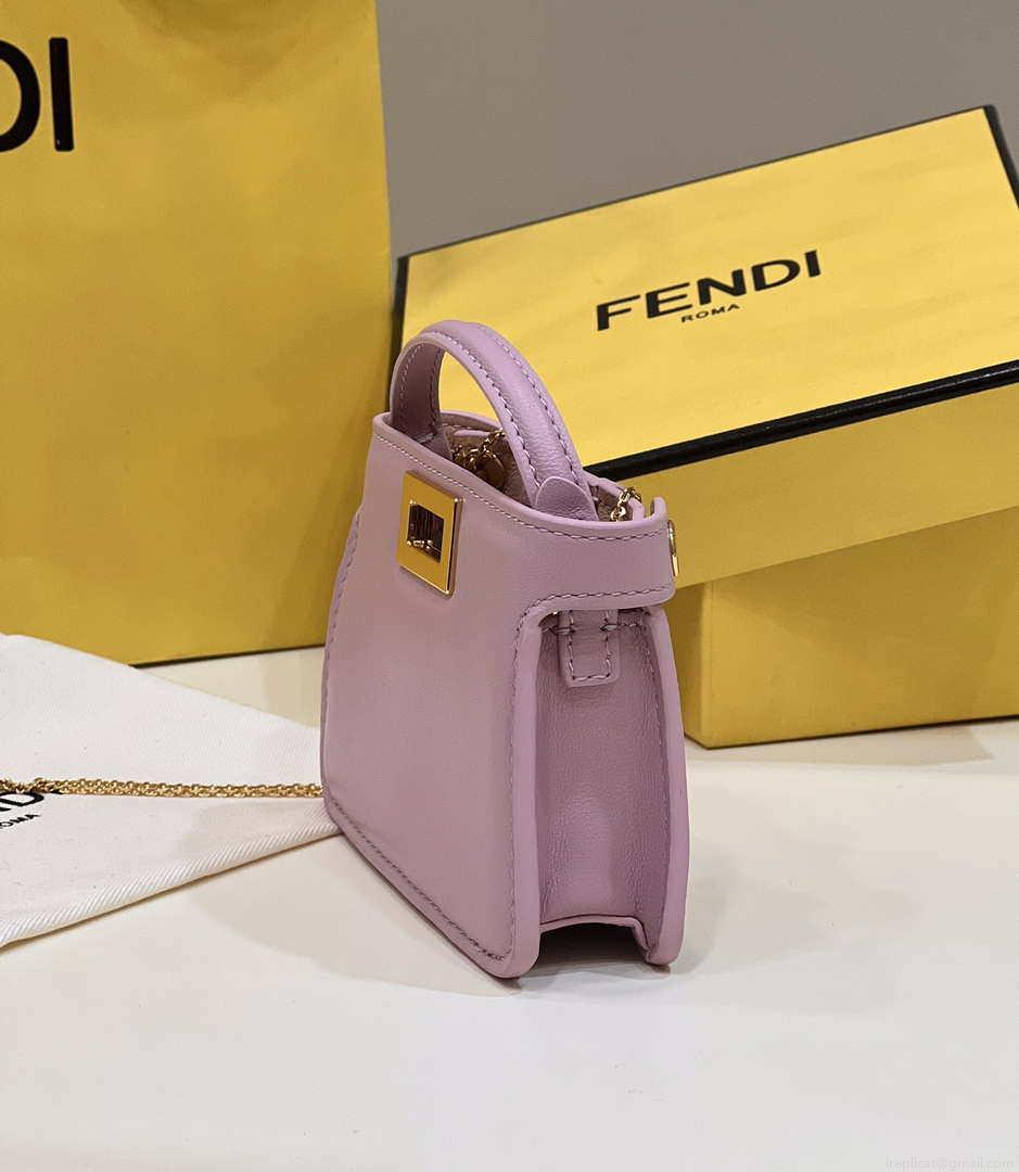 Fendi 7AR993 FENDI PICO PEEKABOO Charm 8385 Purple
