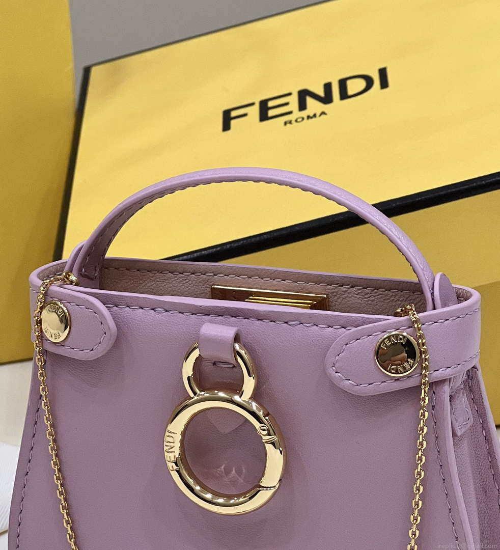 Fendi 7AR993 FENDI PICO PEEKABOO Charm 8385 Purple