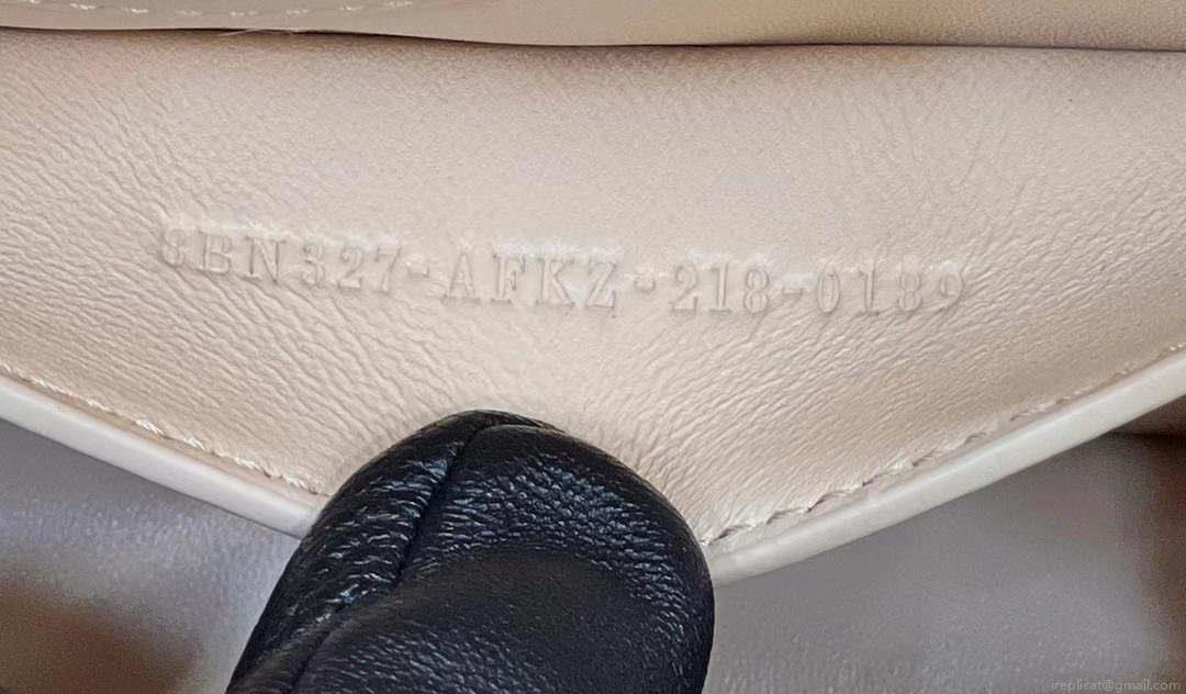 Fendi 8BN327 Peekaboo ISeeU Small Apricot leather bag
