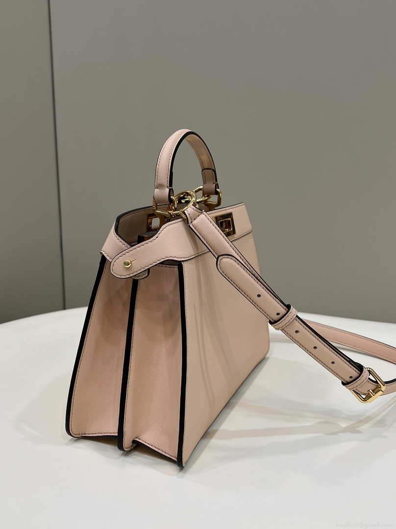 Fendi 8BN327 Peekaboo ISeeU Small Pink leather bag