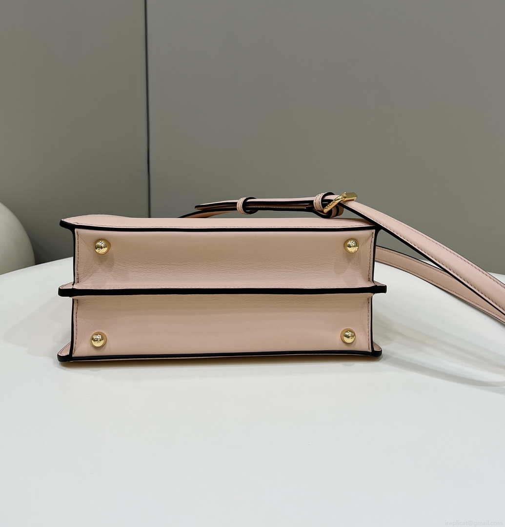 Fendi 8BN327 Peekaboo ISeeU Small Pink leather bag