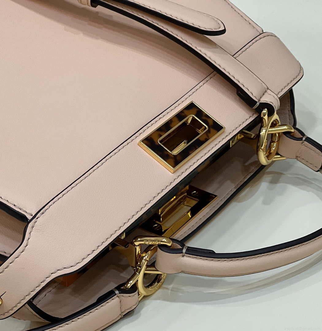 Fendi 8BN327 Peekaboo ISeeU Small Pink leather bag