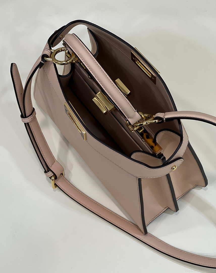 Fendi 8BN327 Peekaboo ISeeU Small Pink leather bag