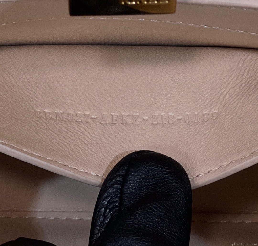 Fendi 8BN327 Peekaboo ISeeU Small Brown leather bag