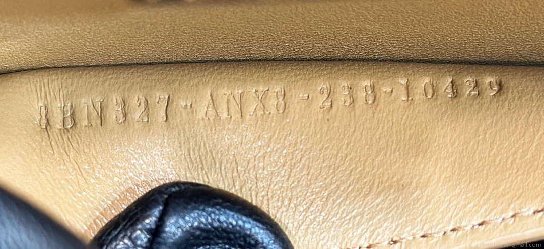 Fendi 8BN327 Peekaboo ISeeU Small Apricot interlace leather bag 80138M