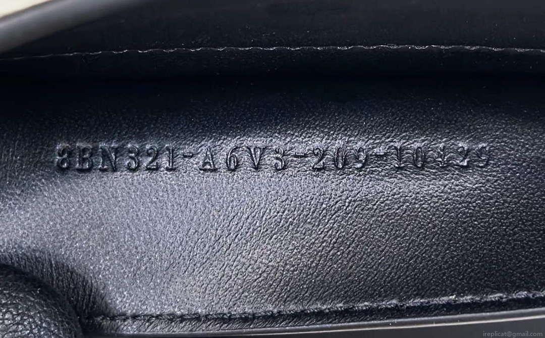 Fendi 8BN321 Peekaboo ISeeU Medium Black interlace leather bag 80138L