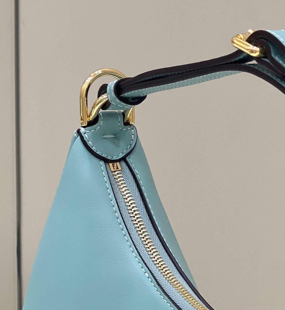 Fendi 8BR798 Fendigraphy Small 80056M Blue leather Bag