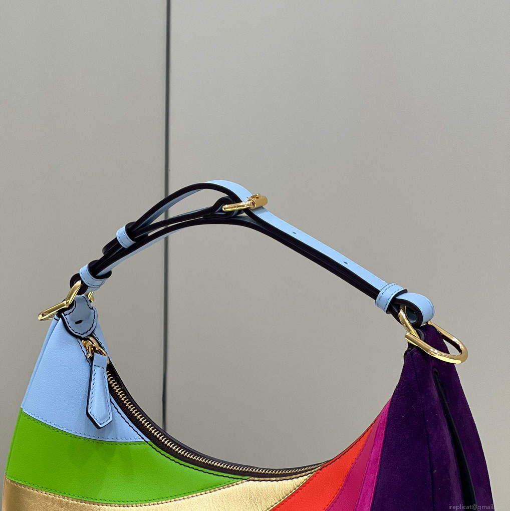 Fendi 8BR798 Fendigraphy Small 80056M Multicolor leather Bag