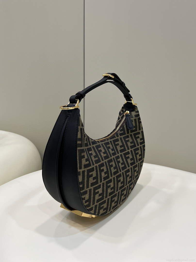 Fendi 8BR798 Fendigraphy Small 80056M coffee leather Bag