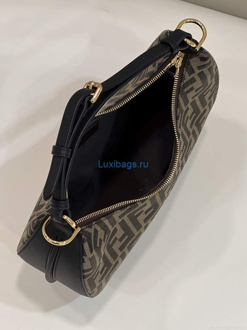 Fendi 8BR798 Fendigraphy Small 80056M coffee leather Bag