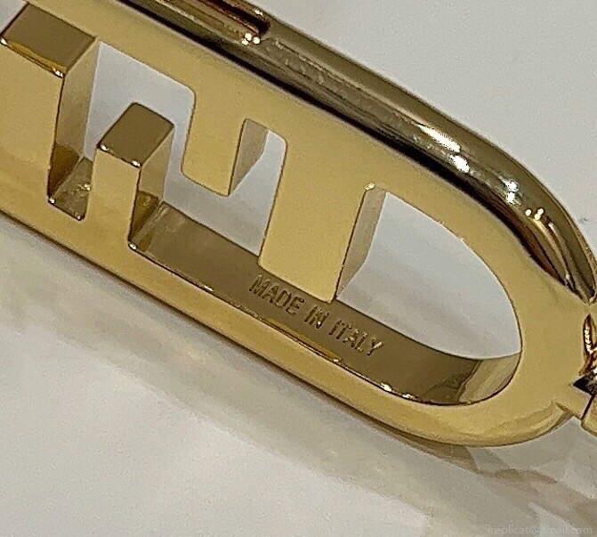 Fendi Handbag Custom metal chain Shoulder Strap F10052 Gold