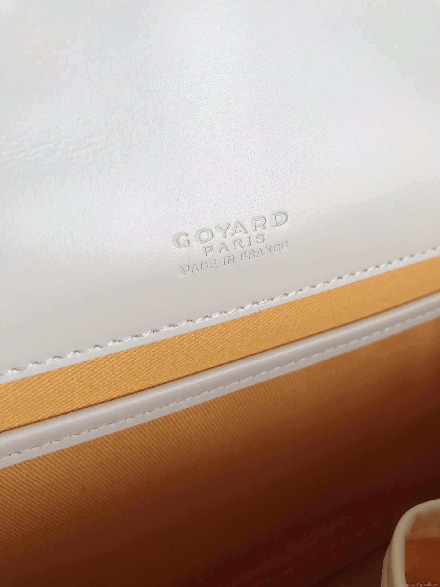 Goyard 2MMLTY01CL01P Belvedere MM Bag GY020183 White