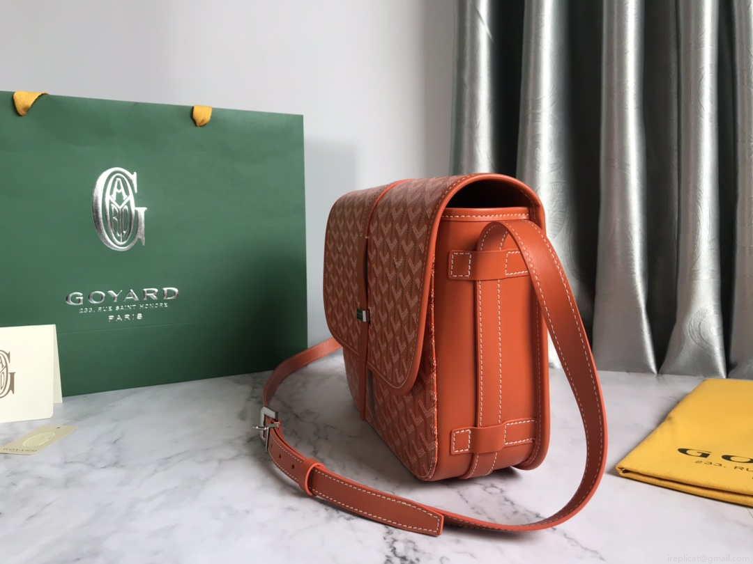 Goyard 2MMLTY01CL01P Belvedere MM Bag GY020183 Orange