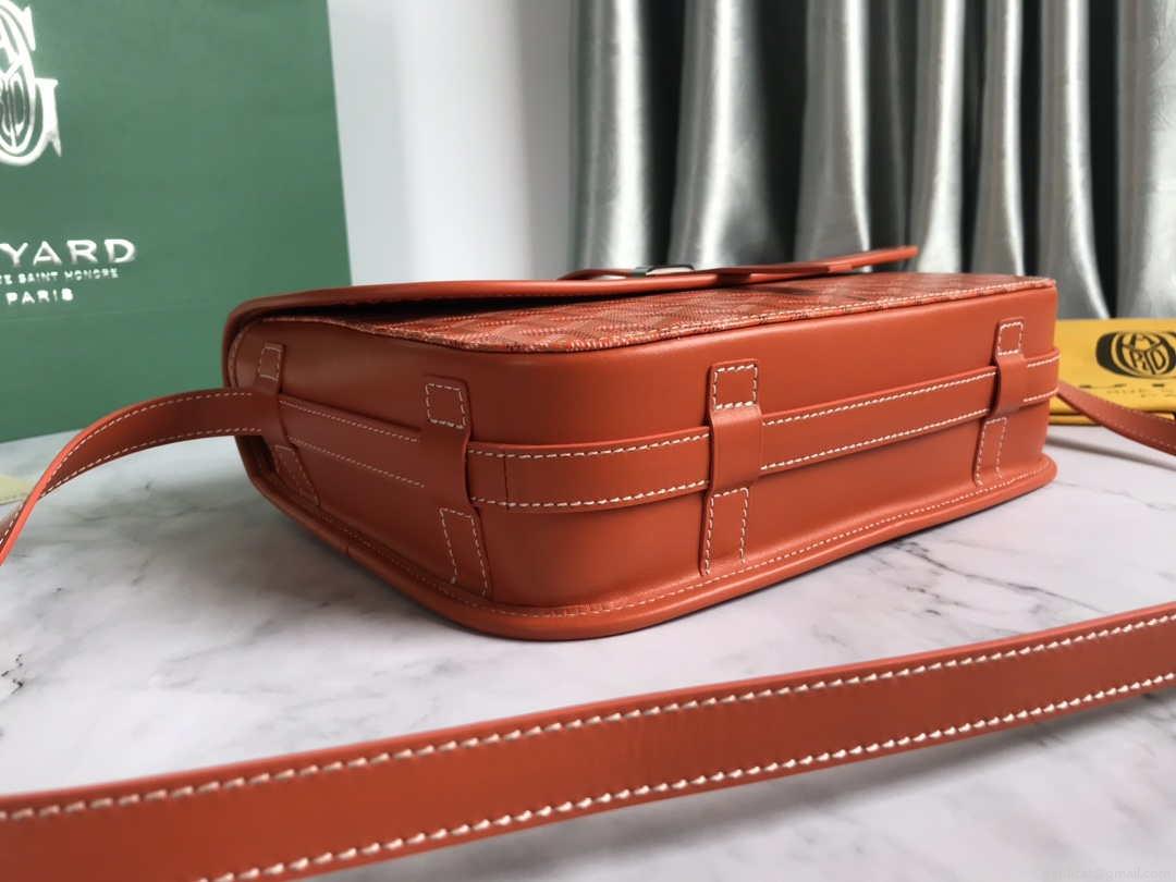 Goyard 2MMLTY01CL01P Belvedere MM Bag GY020183 Orange