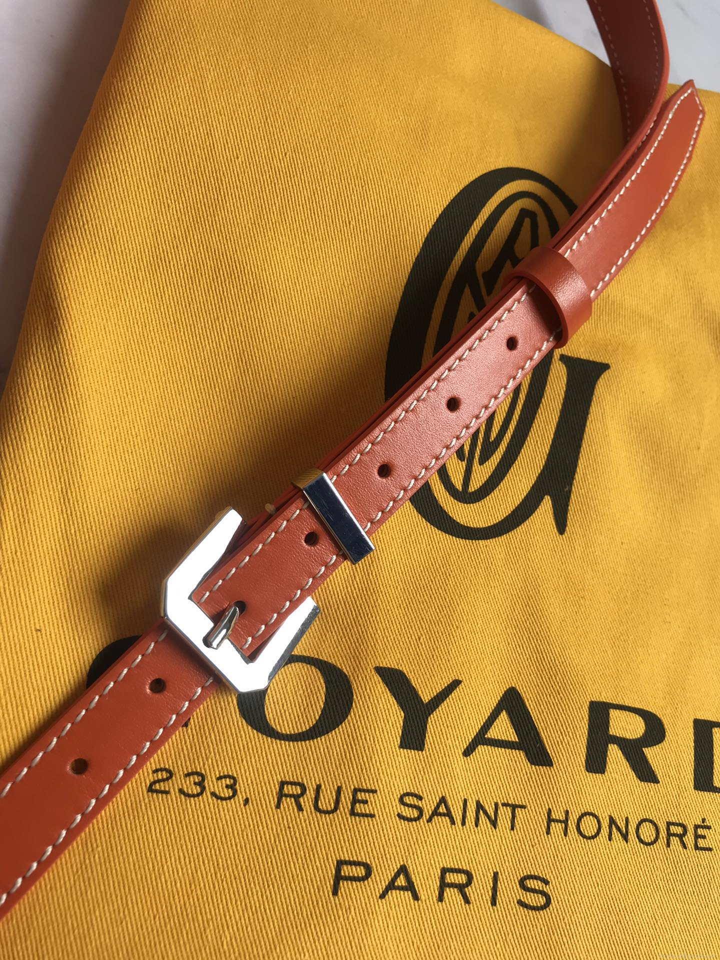 Goyard 2MMLTY01CL01P Belvedere MM Bag GY020183 Orange