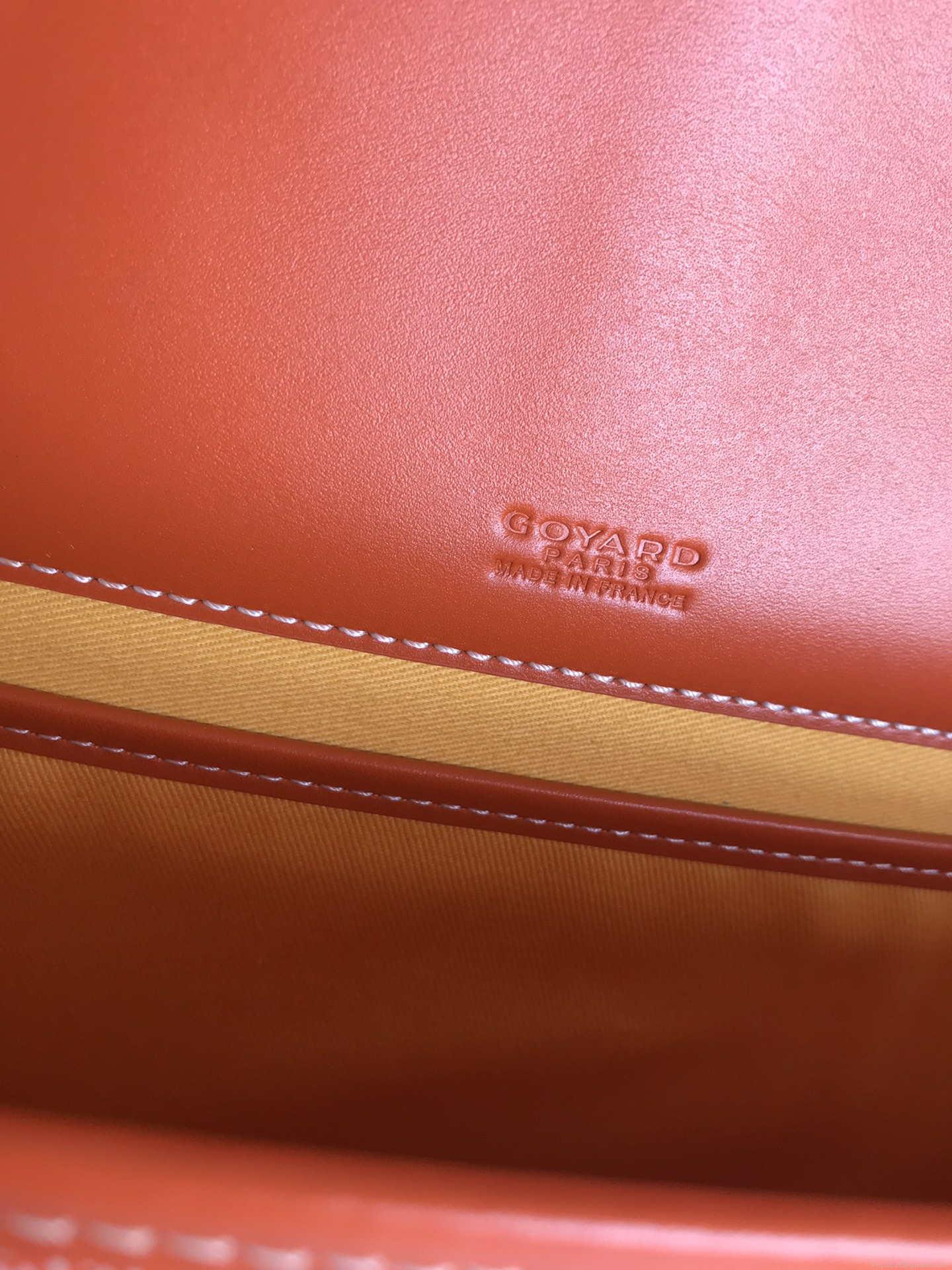 Goyard 2MMLTY01CL01P Belvedere MM Bag GY020183 Orange
