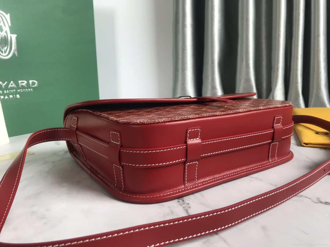 Goyard 2MMLTY01CL01P Belvedere MM Bag GY020183 Red