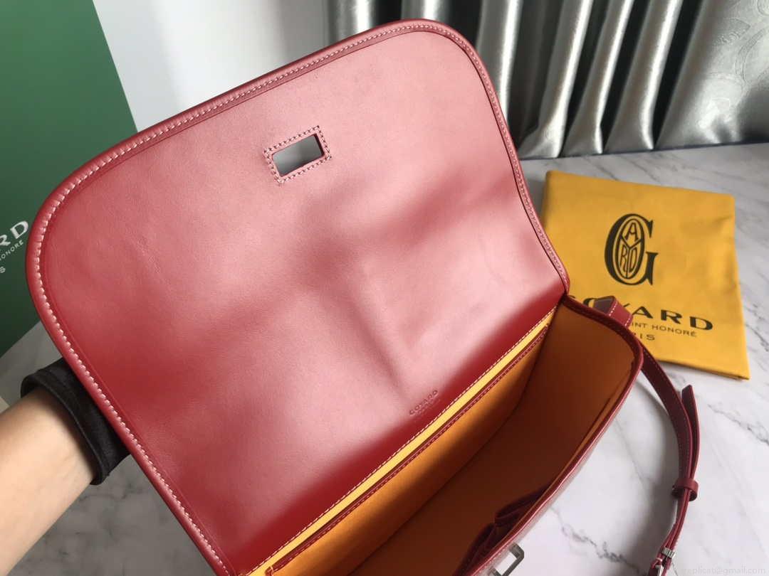 Goyard 2MMLTY01CL01P Belvedere MM Bag GY020183 Red