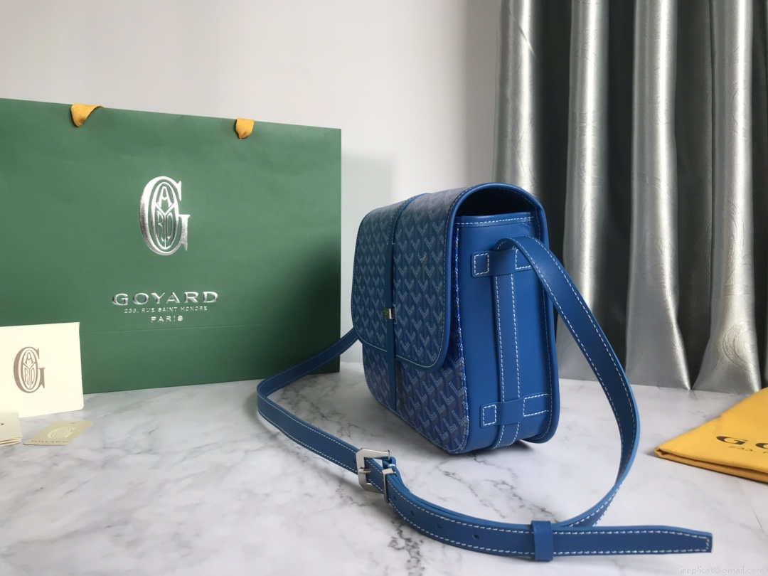 Goyard 2MMLTY01CL01P Belvedere MM Bag GY020183 Blue