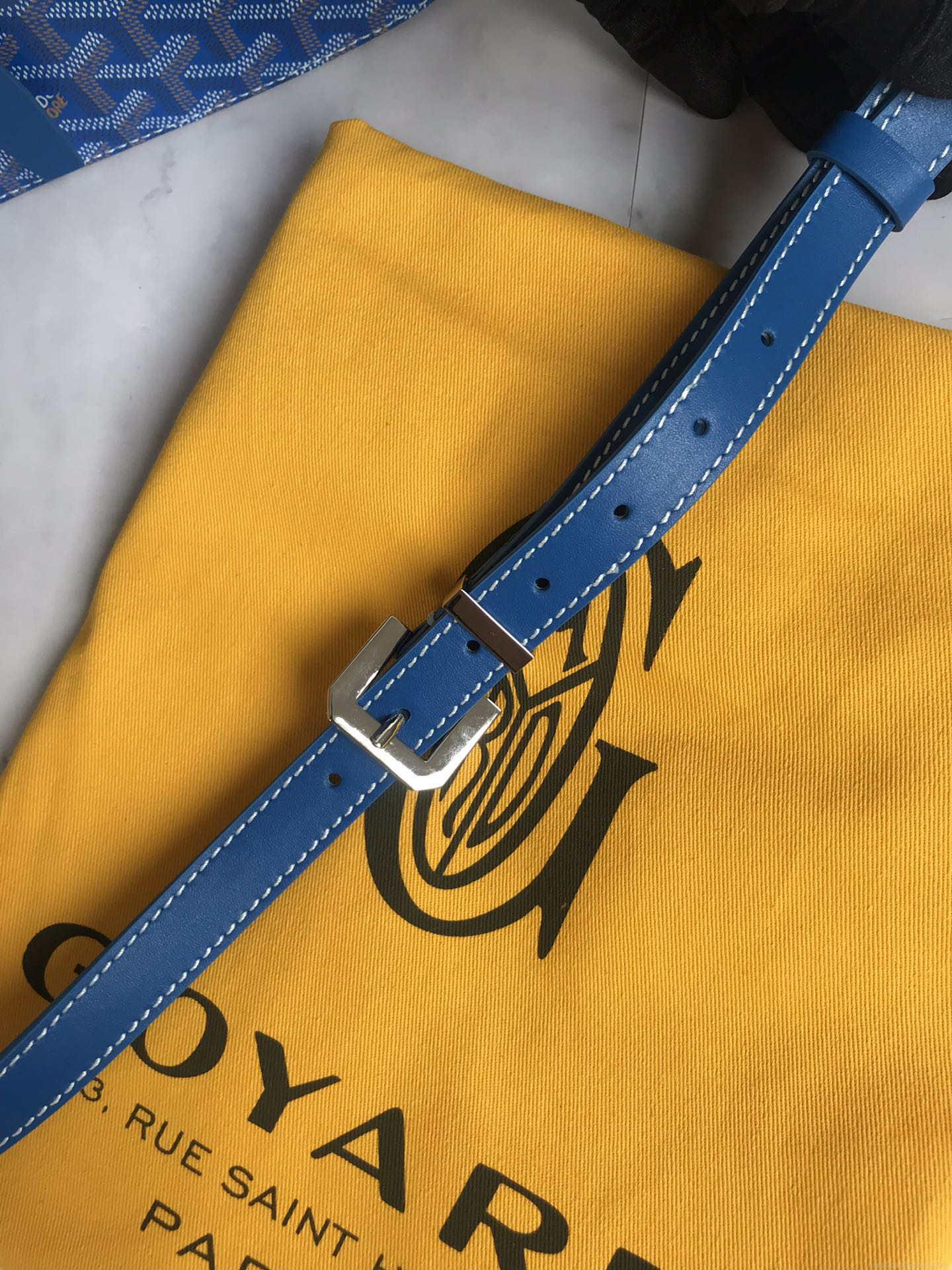 Goyard 2MMLTY01CL01P Belvedere MM Bag GY020183 Blue