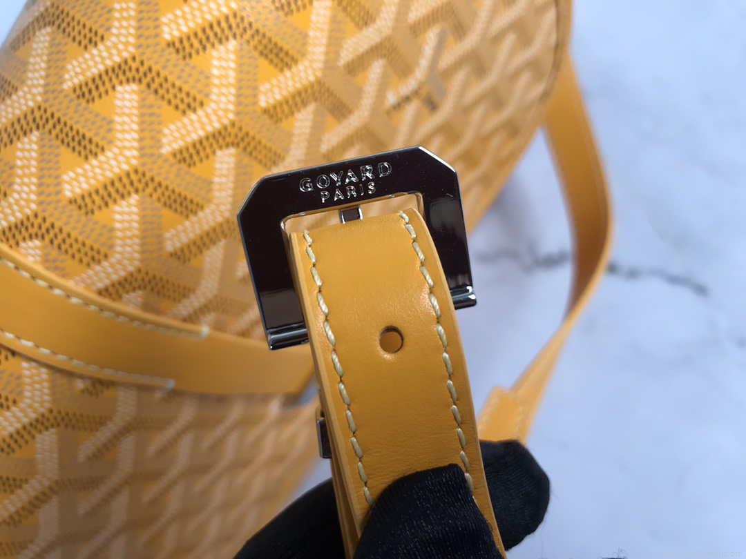 Goyard 2MMLTY01CL01P Belvedere MM Bag GY020183 Yellow