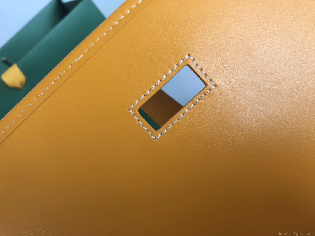 Goyard 2MMLTY01CL01P Belvedere MM Bag GY020183 Yellow