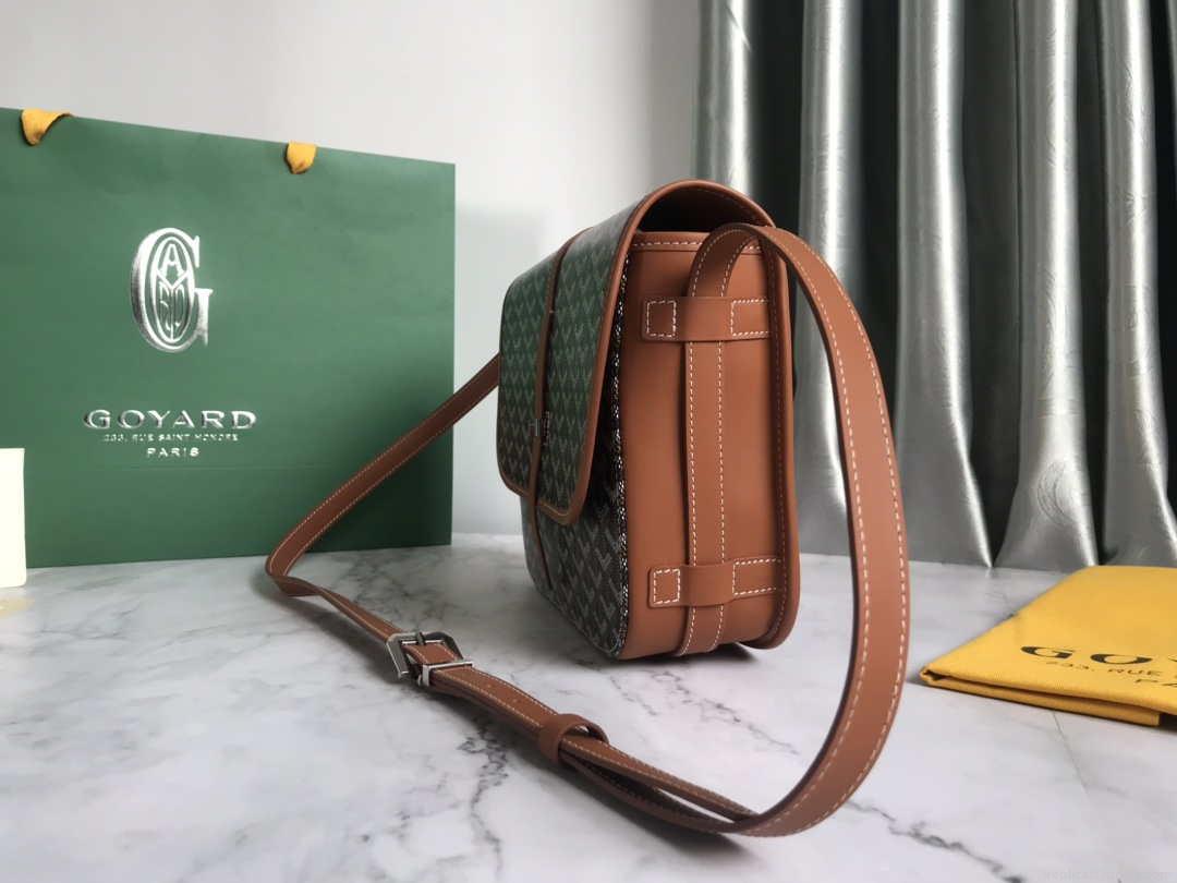 Goyard 2MMLTY01CL01P Belvedere MM Bag GY020183 Brown