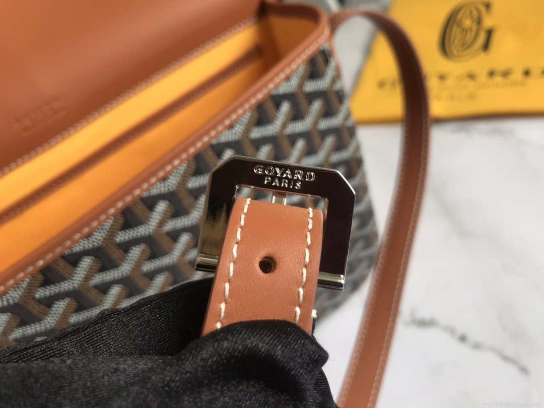 Goyard 2MMLTY01CL01P Belvedere MM Bag GY020183 Brown