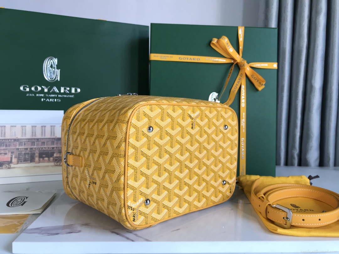 Goyard MUSEVAPMLTY01CL03P Muse Vanity Case PM Bag Yellow