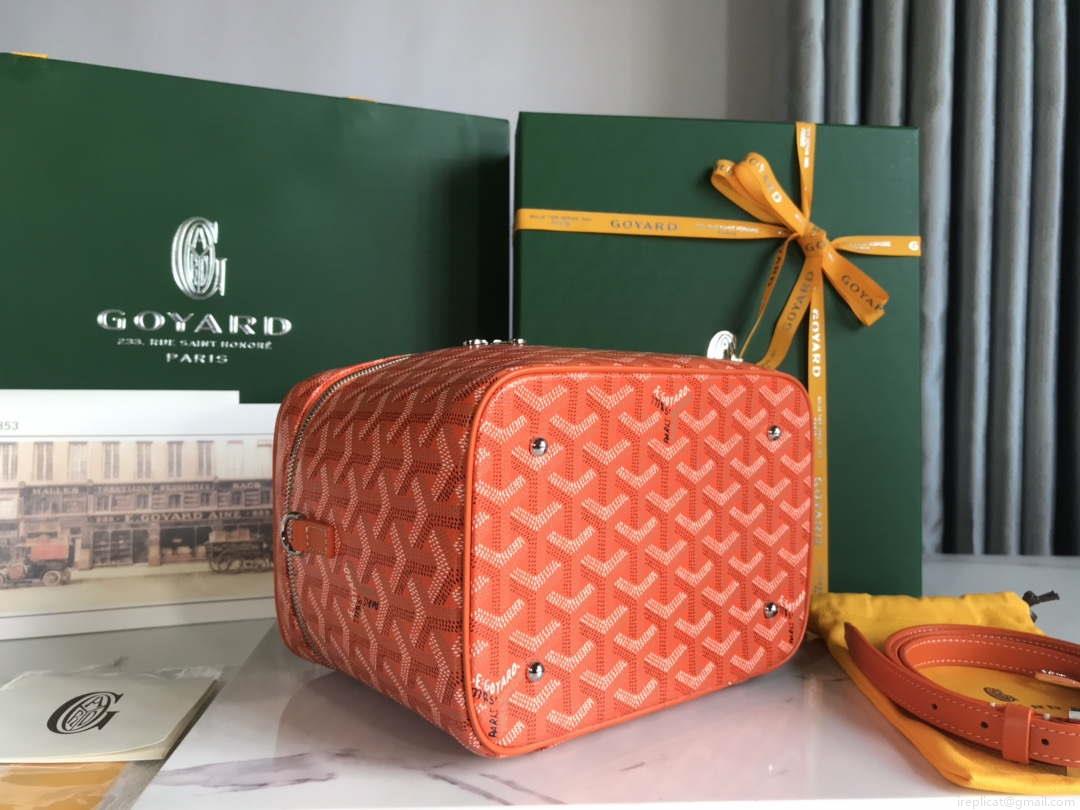 Goyard MUSEVAPMLTY01CL03P Muse Vanity Case PM Bag Orange Red