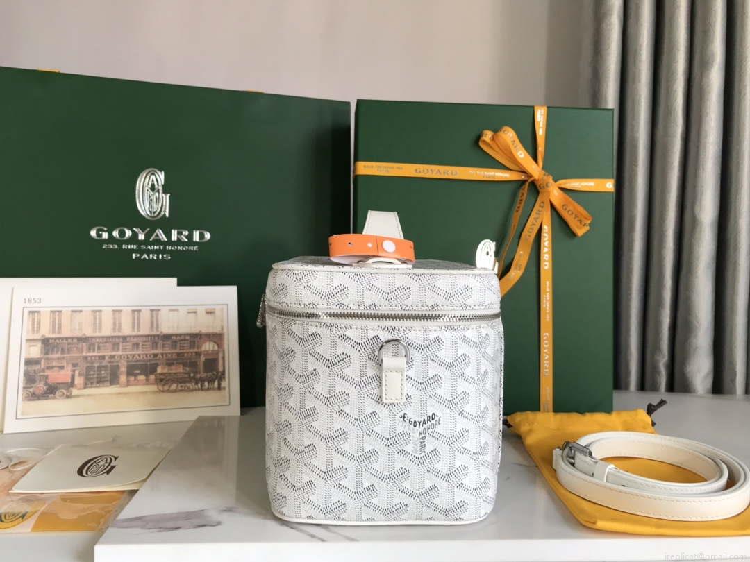 Goyard MUSEVAPMLTY01CL03P Muse Vanity Case PM Bag White