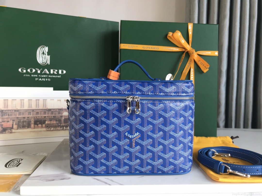 Goyard MUSEVAPMLTY01CL03P Muse Vanity Case PM Bag Blue