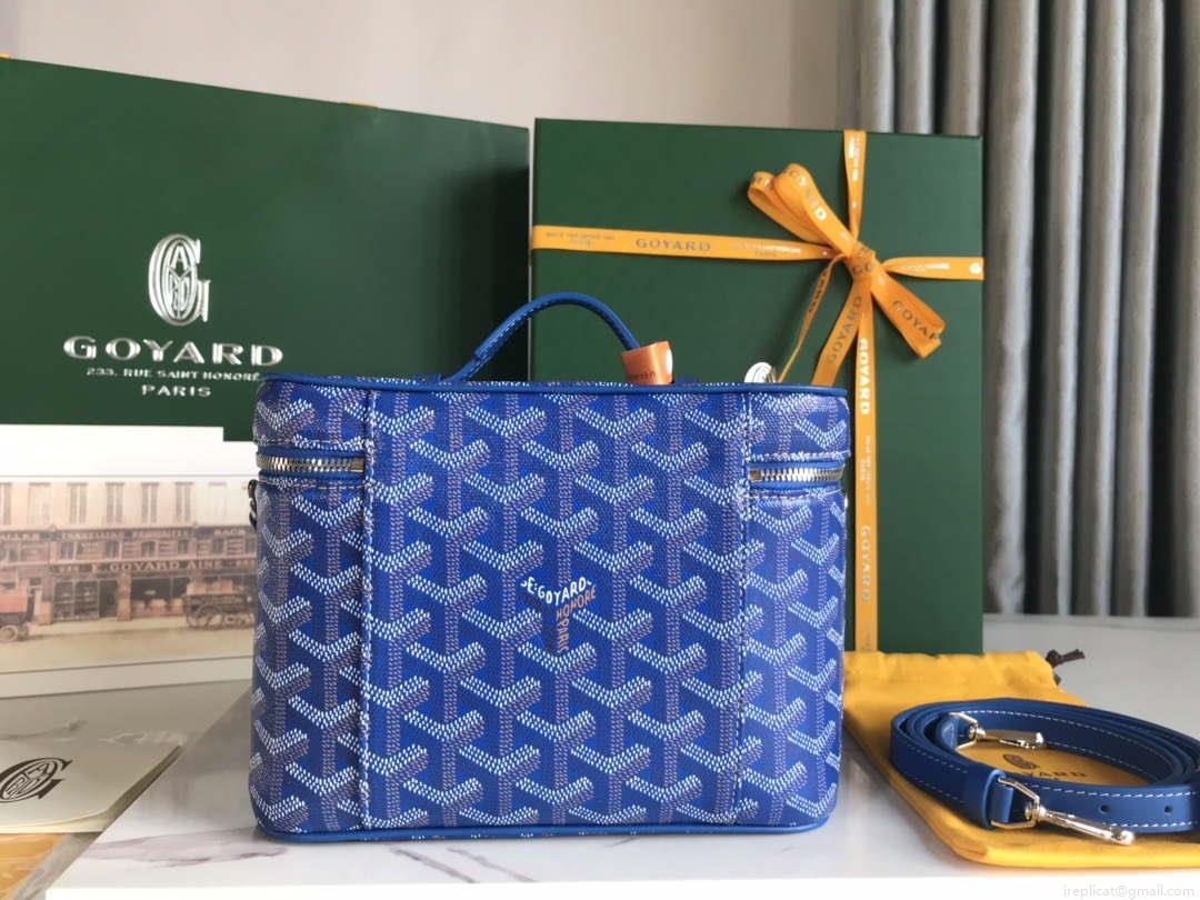 Goyard MUSEVAPMLTY01CL03P Muse Vanity Case PM Bag Blue