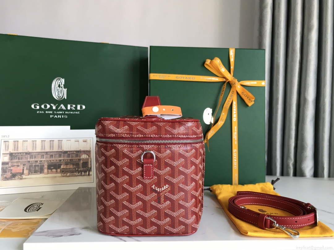 Goyard MUSEVAPMLTY01CL03P Muse Vanity Case PM Bag Red