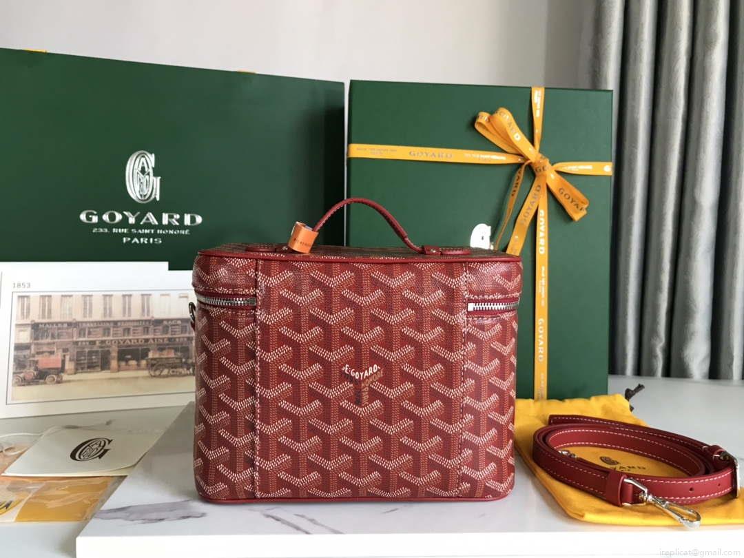 Goyard MUSEVAPMLTY01CL03P Muse Vanity Case PM Bag Red