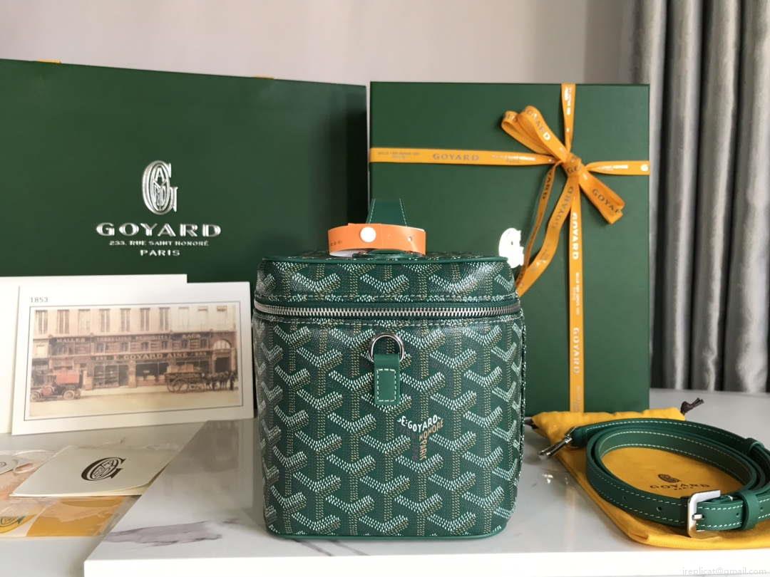 Goyard MUSEVAPMLTY01CL03P Muse Vanity Case PM Bag Green